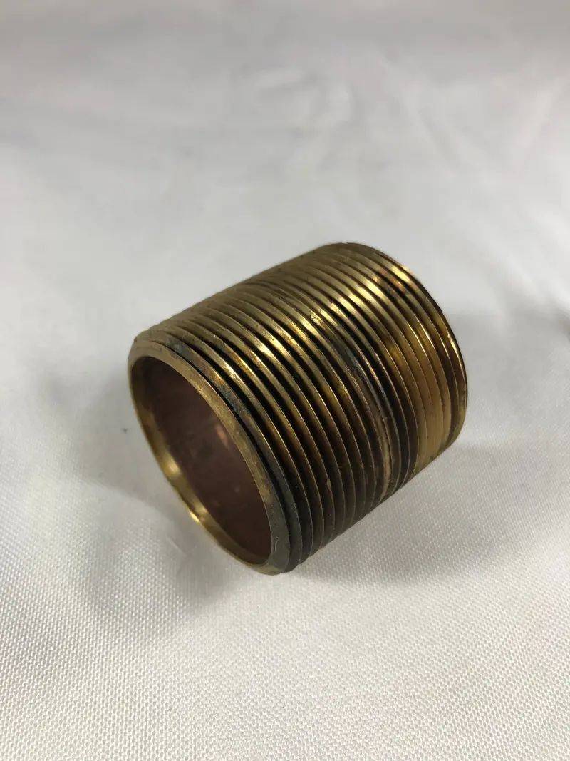 1 1/2 Inch Brass Close Nipple Pipe Fitting 1