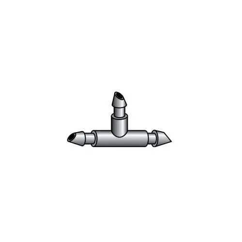 1/4-Inch Black Micro-Irrigation Tee Fitting – Barb Connection Type 1