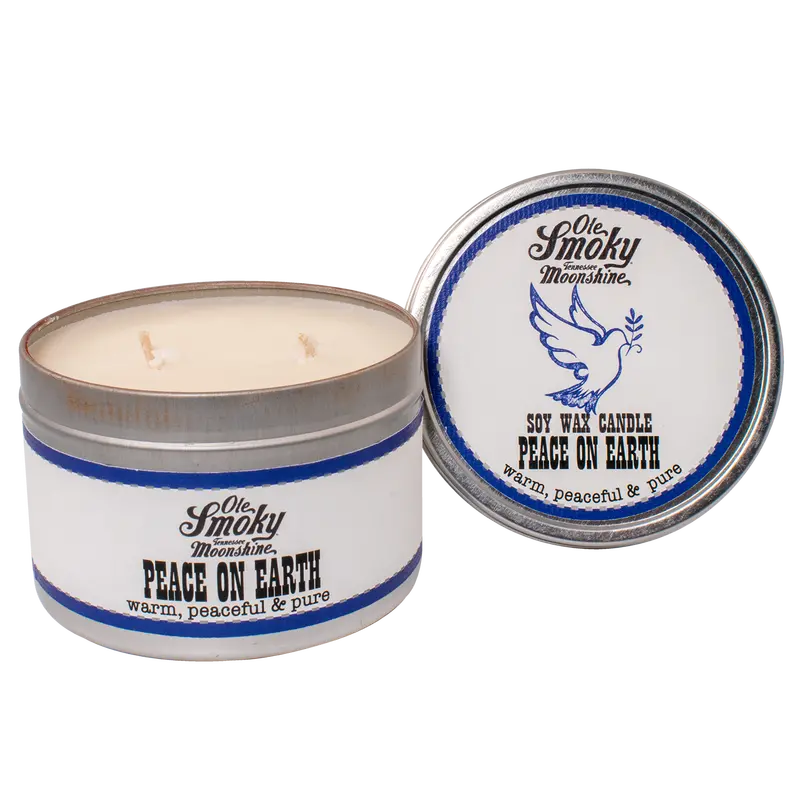 16 Oz Tin Candle – Peace On Earth Scent 1
