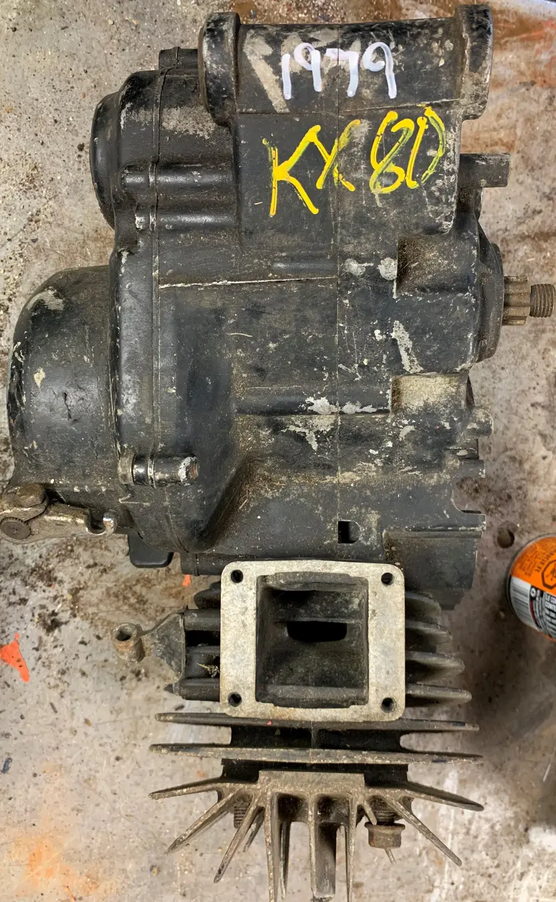 1979 Kawasaki Kx80 Engine Assembly 1