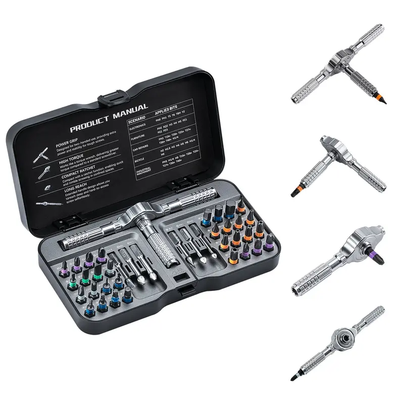 40-Piece Ratcheting Precision Screwdriver Set 1