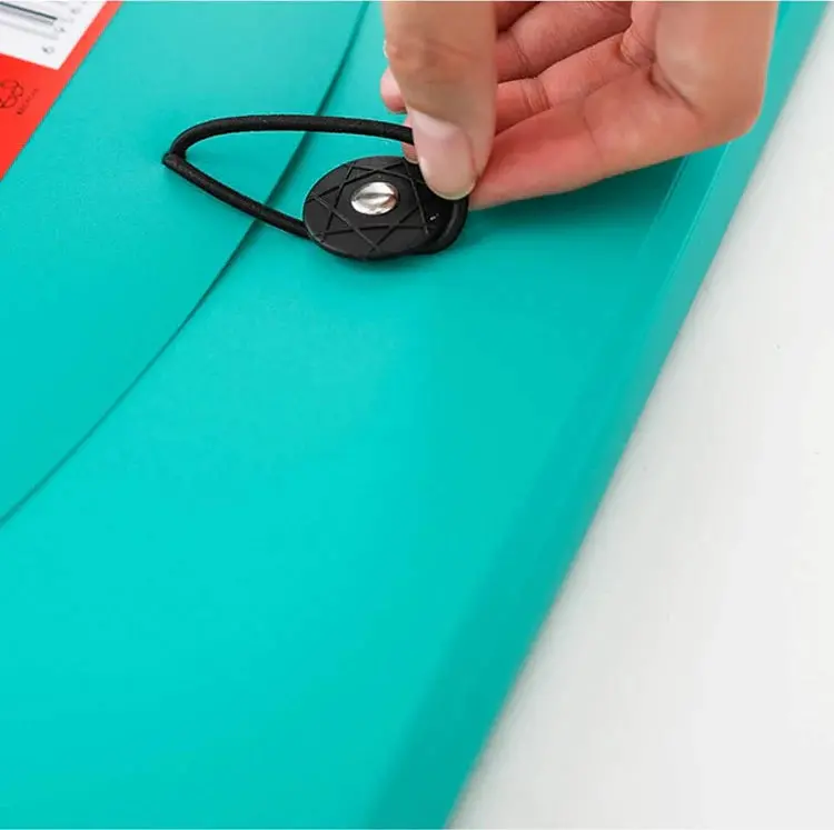 7-Pocket Expanding File Folder With Secure Cord-And-Button Closure 1