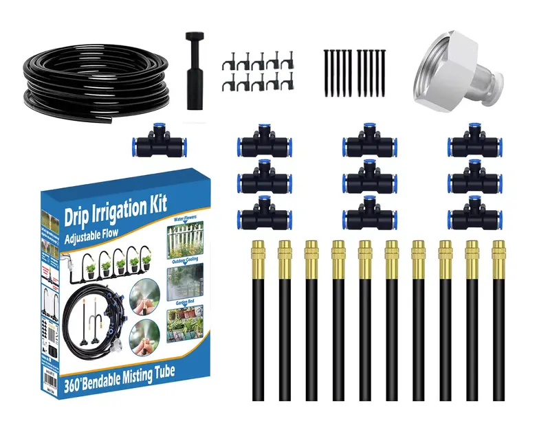 Adjustable Drip Irrigation Kit For Gardens And Potted Plants 2