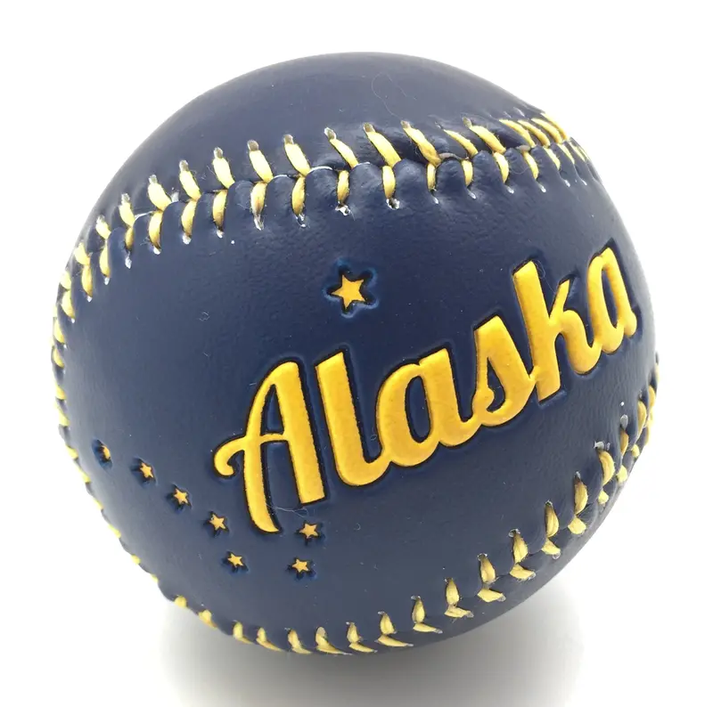 Alaska Dipper Themed Wooden Baseball Ornament 1
