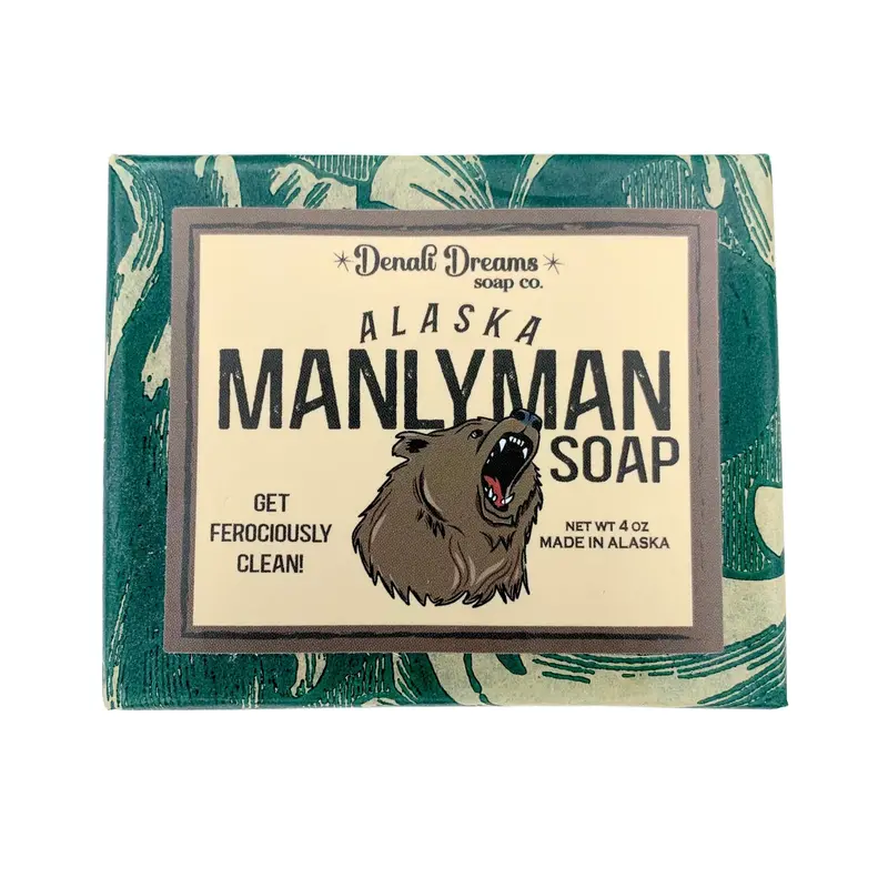 Alaska Manlyman Cold-Process Bar Soap (4.5 Oz) 1