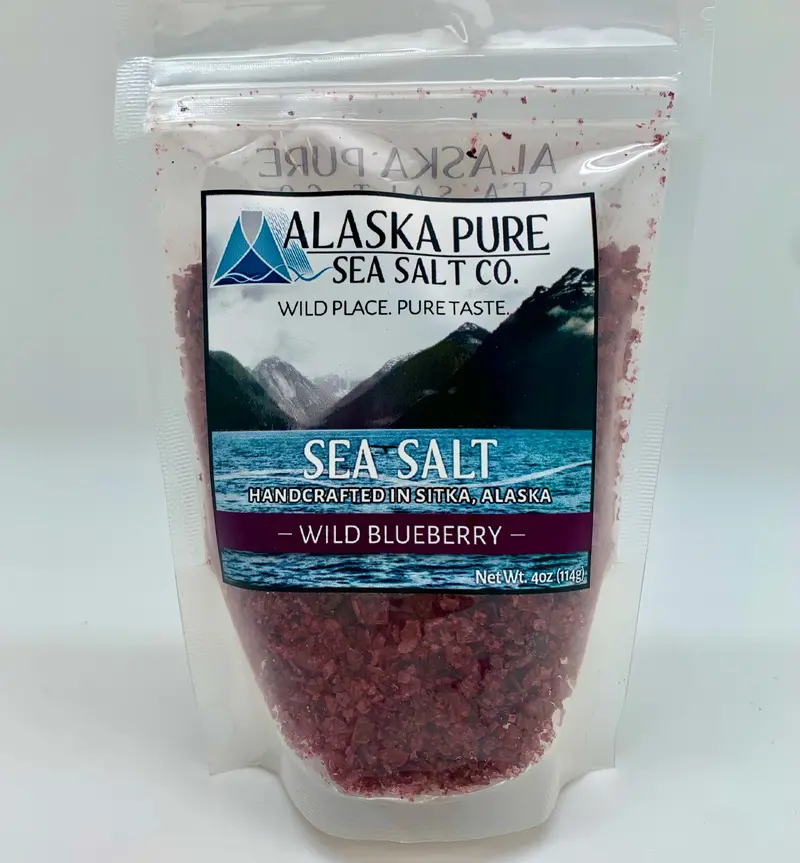 Alaska Pure Sea Salt Infused With Wild Blueberry 1
