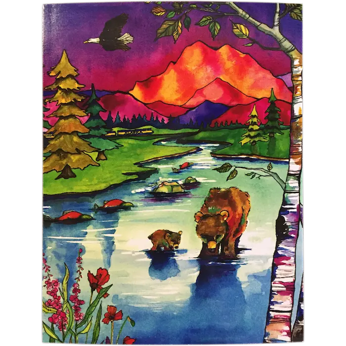Alaska Scenic Landscape Notecard Set 1