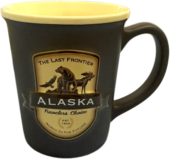Alaska State Emblem Oversized Ceramic Mug 1