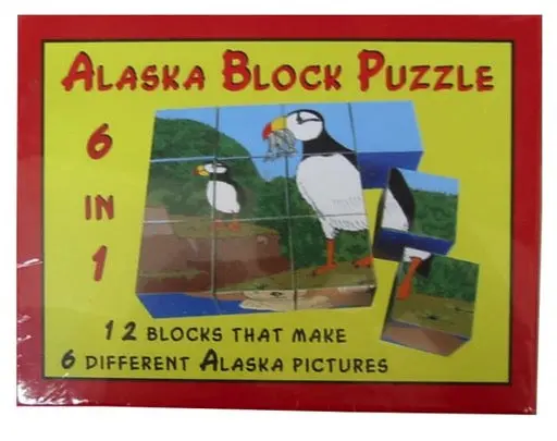 Alaska-Themed Block Puzzle For Kids & Collectors 1