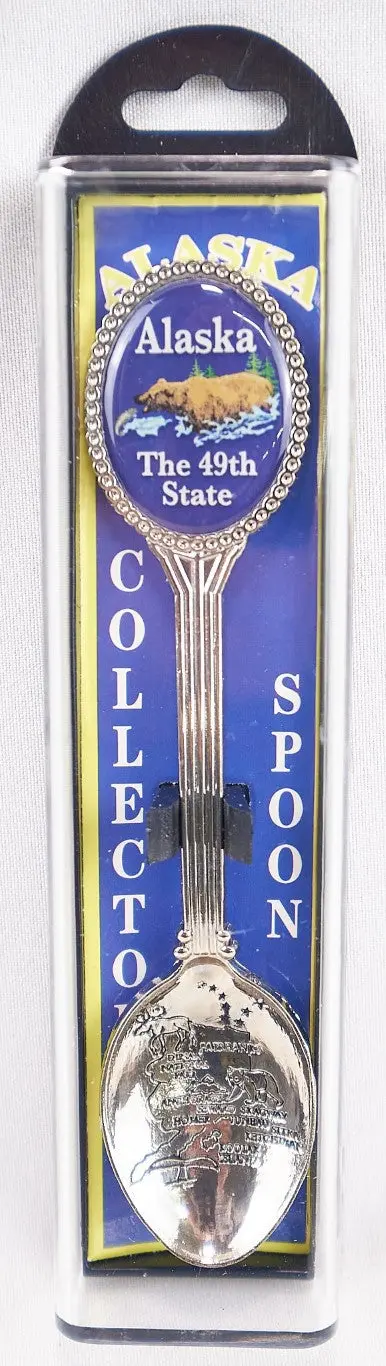 Alaskan Grizzly Collector Spoon – 49Th State Commemorative 1