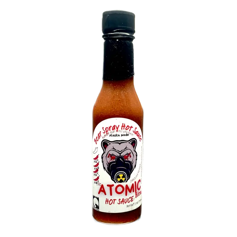 Atomic Bear Spray Hot Sauce – 5 Oz Spicy Condiment 1