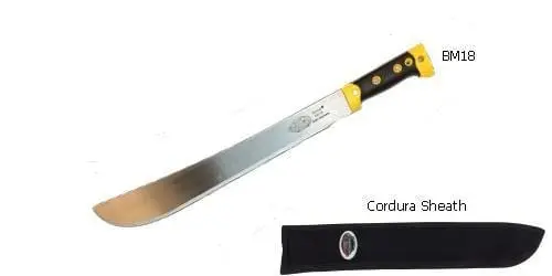 Barnel Bm18 Full-Tang Bush Machete With Protective Sheath – 18-Inch Blade 1