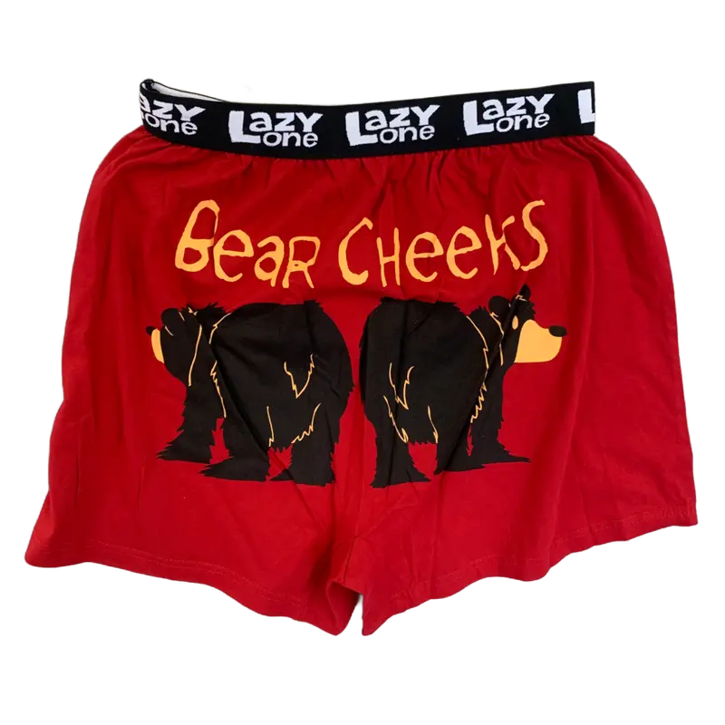 Bear Cheeks Funny Boxer Briefs – Alaska-Themed Men'S Underwear 1