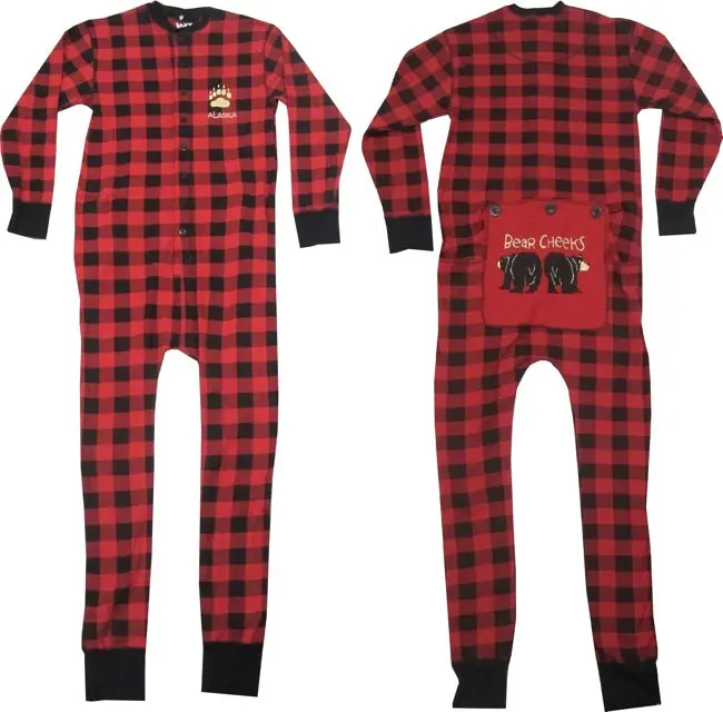 Bear-Print Flapjack-Style Infant Bodysuit – Alaska Line 1