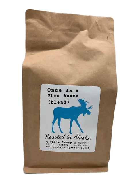 Blue Moose Blend Gourmet Coffee – 16 Oz Bag 1