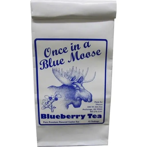 Blue Moose Blueberry Herbal Tea – Loose Leaf Or Bagged 1