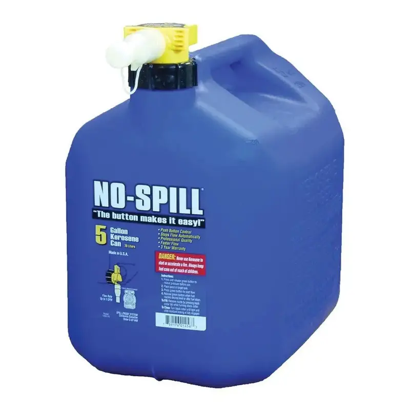 Blue No-Spill 5-Gallon Kerosene Fuel Can – Ul-Listed Safety Container 1