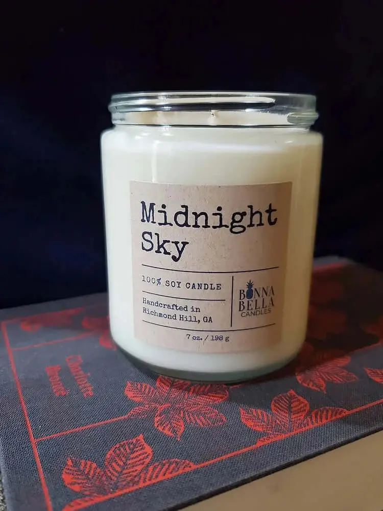 Bonna Bella Midnight Sky Soy Candle – Deep, Serene Nighttime Fragrance Blend 1