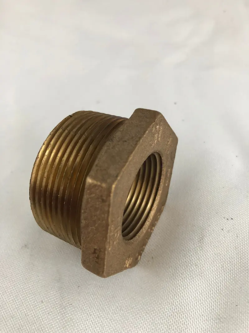 Brass 1-1/2" X 1" Concentric Reducer 1