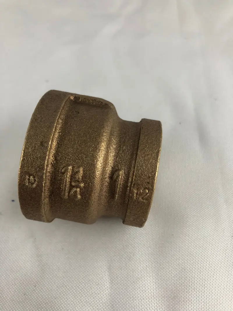 Brass 1-1/4" X 1" Bell Reducer Adapter 1