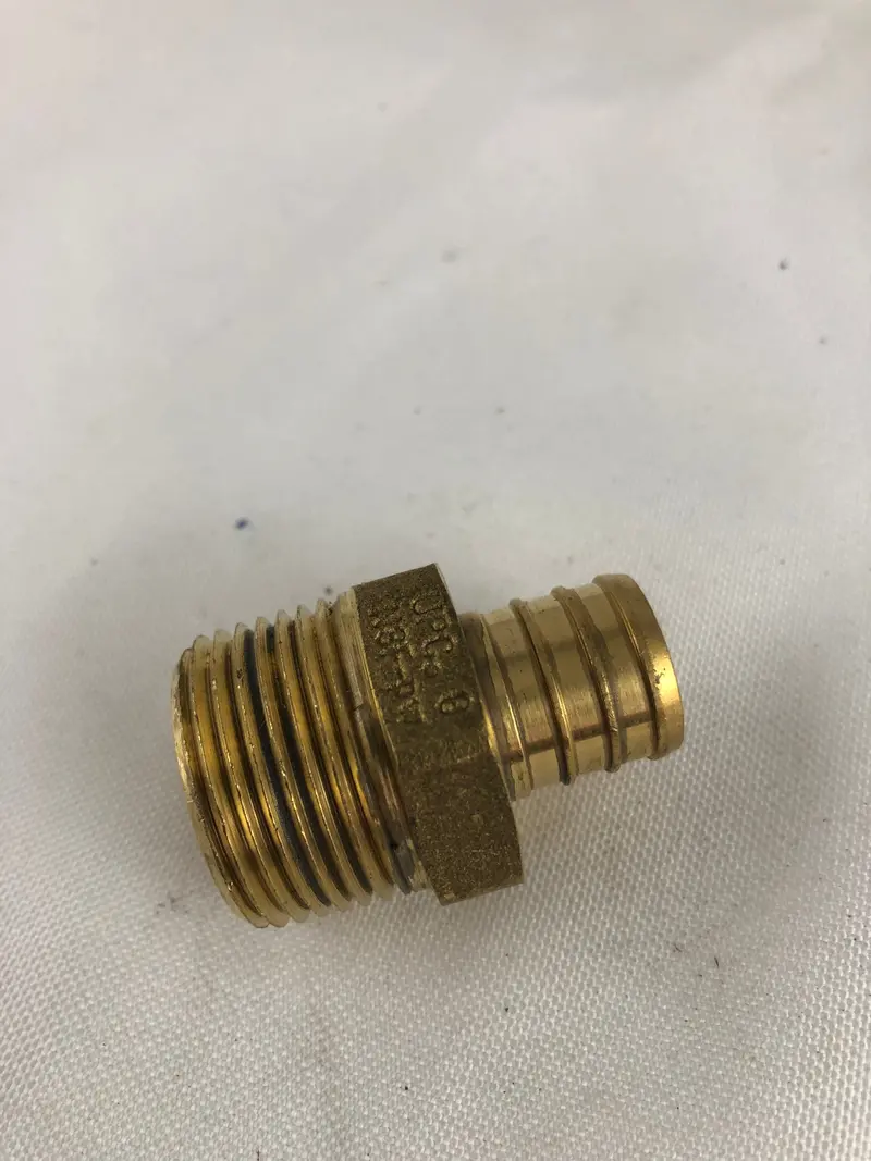Brass 1-Inch Male Pipe Thread To 1-Inch Barb Adapter 1