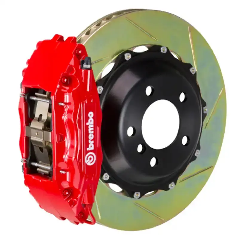 Brembo Gt Big Brake Kit For 2007–2015 Audi Tt 2.0T – 355X32Mm Slotted 2-Piece Rotors 1