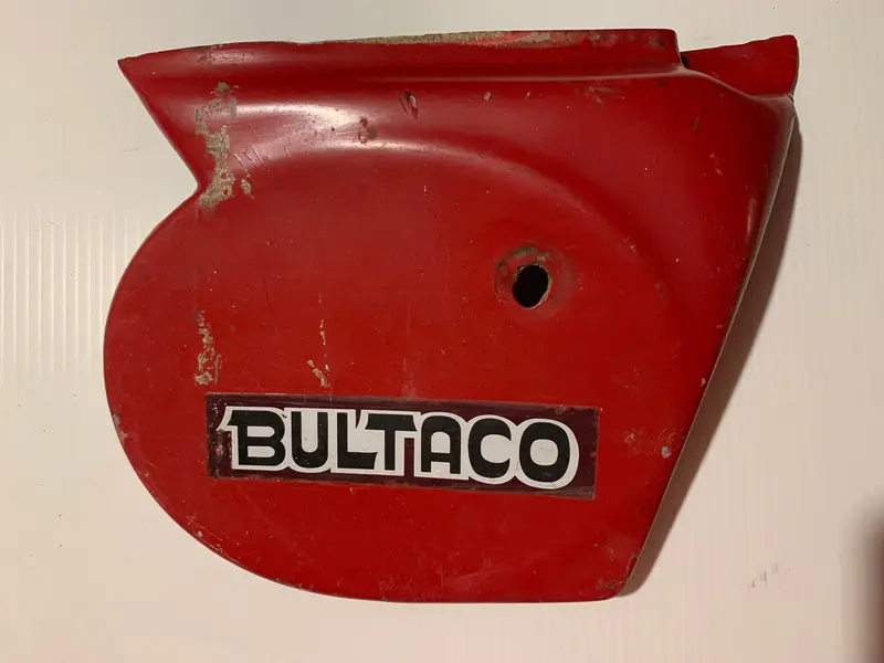Bultaco Motorcycle Number Plate And Side Panel Kit 1