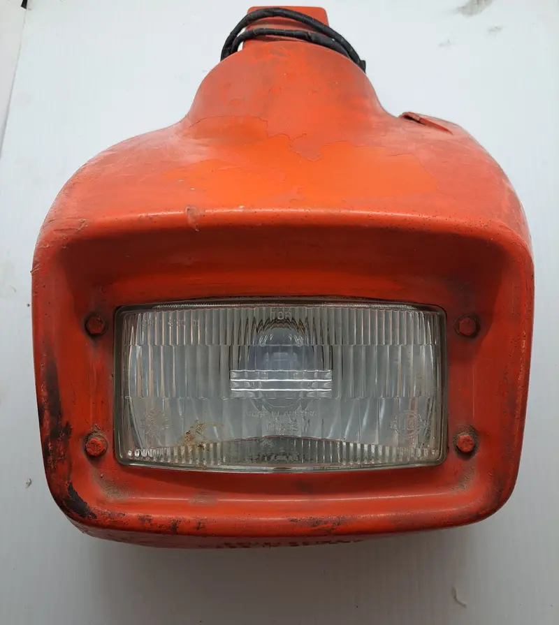 Can-Am 350 Qualifier Headlight With Integrated Cowl 1