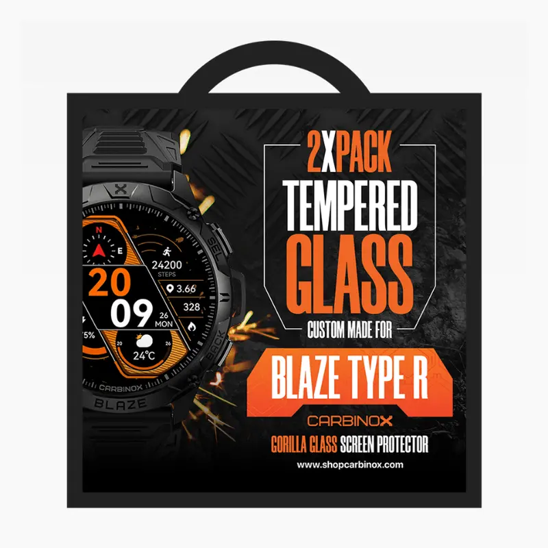 Carbinox Blaze Type R Tempered Screen Protectors (2-Pack) 1