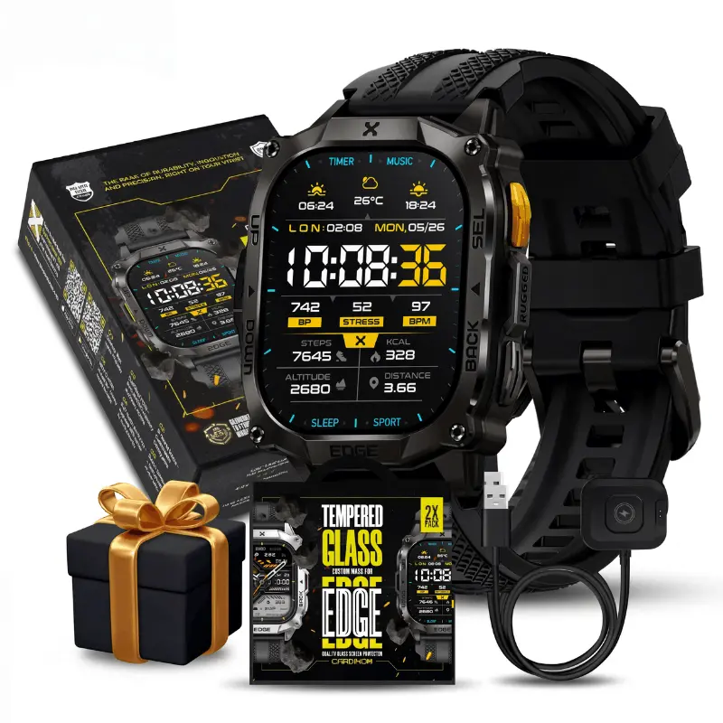 Carbinox Edge Ultra-Rugged Smartwatch – Military-Grade Build 1