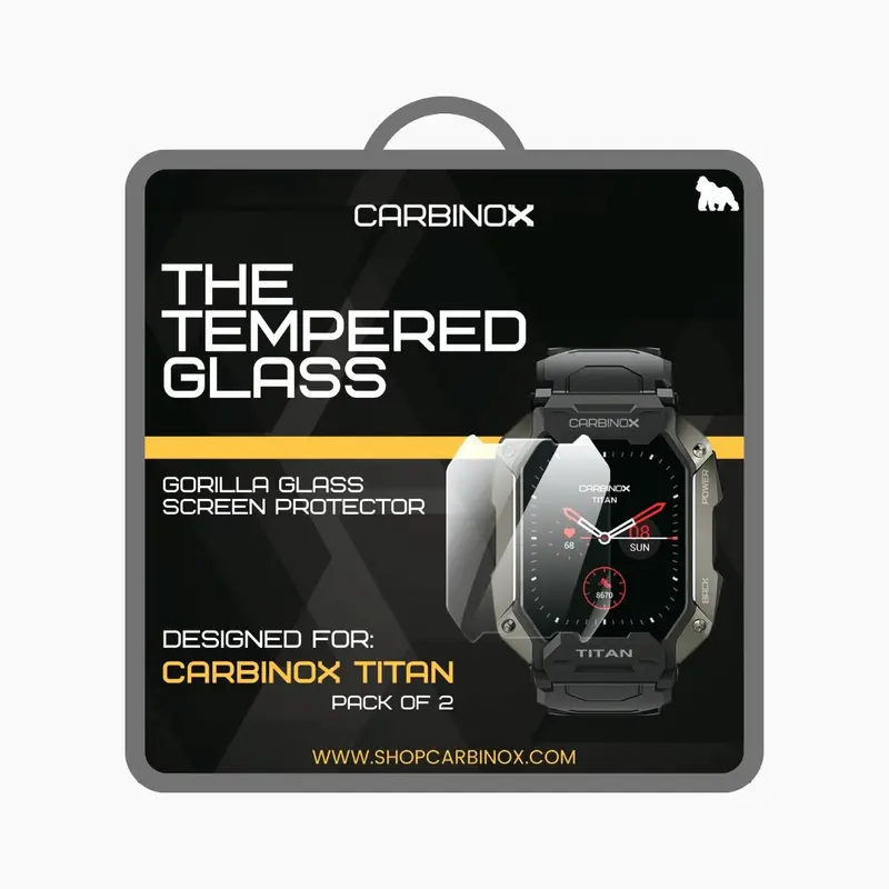 Carbinox Titan Pro Tempered Glass Screen Protectors (2-Pack) 1