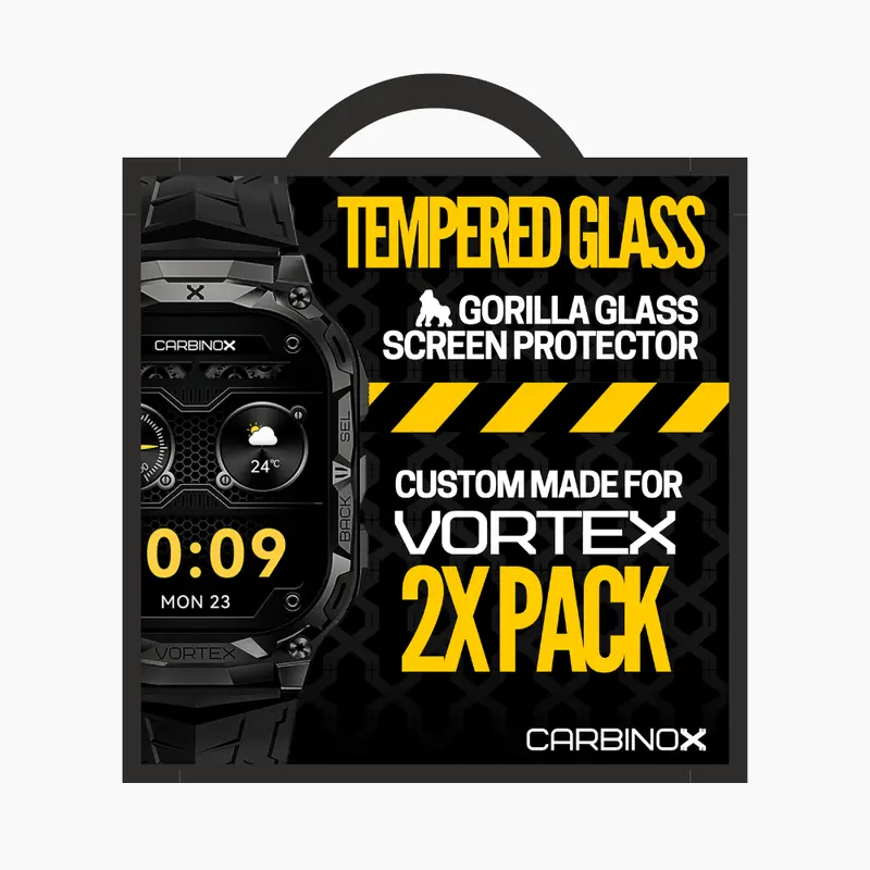 Carbinox Vortex Tempered Glass Screen Protectors (2-Pack) 1