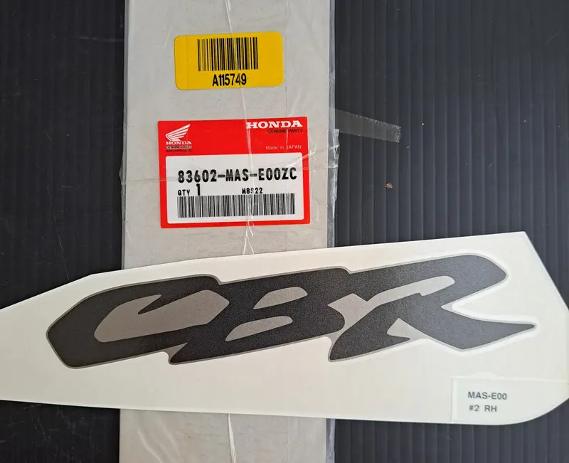 Cbr Bike Decal – Removable Vinyl Graphic 1