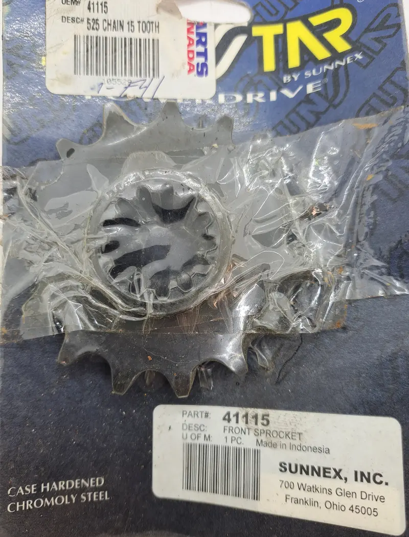 Cbr600F4I Front Sprocket – 15-Tooth Steel 1