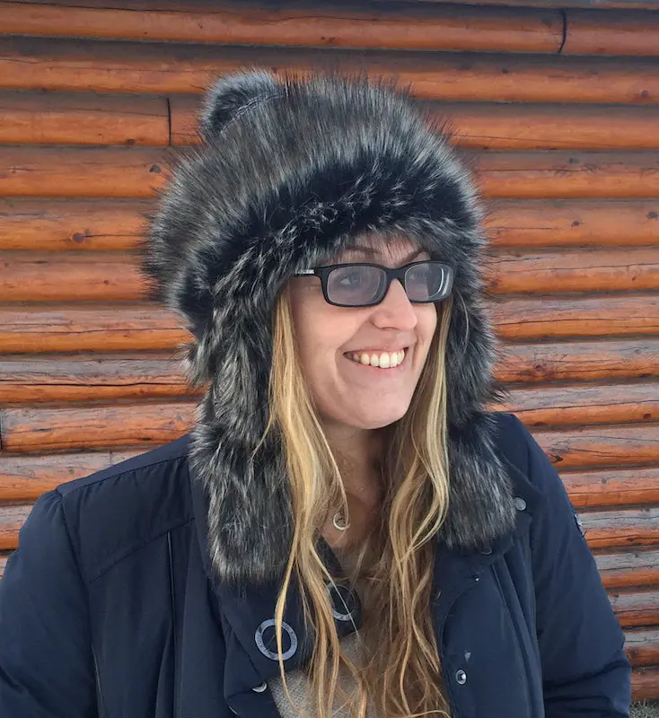 Charcoal Bayka Faux Fur Hat – Luxe Cold-Weather Trapper Style 1