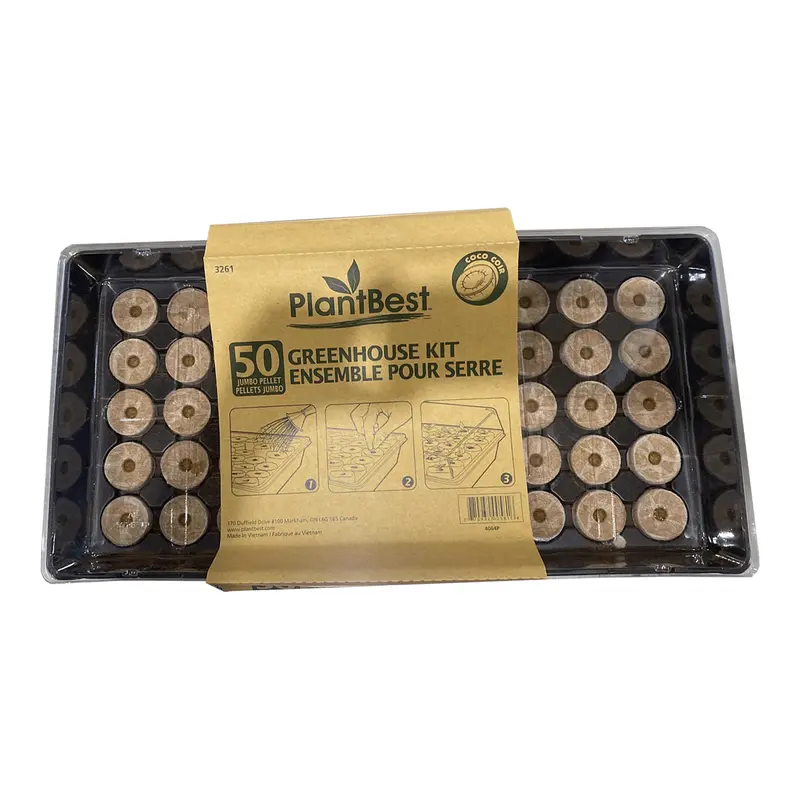 Coconut Coir Seed Starting Pellets – 50 Jumbo Size Pellets 1