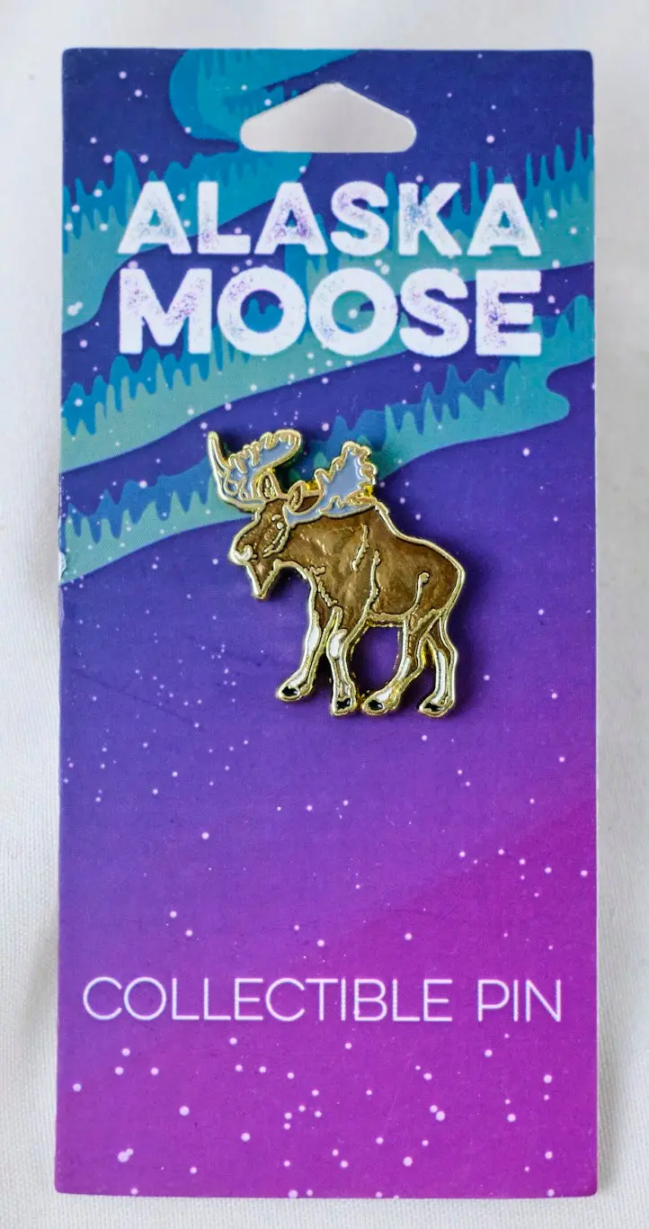 Collectible Moose Enamel Lapel Pin 1