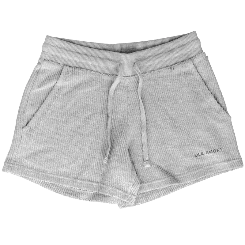Corded Athletic Shorts – Grey 1