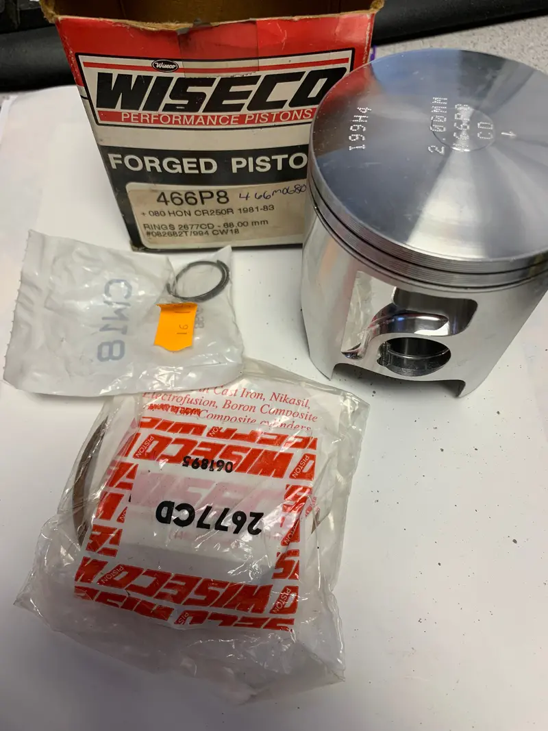 Cr250R Motocross Engine Wiseco Piston Kit 1