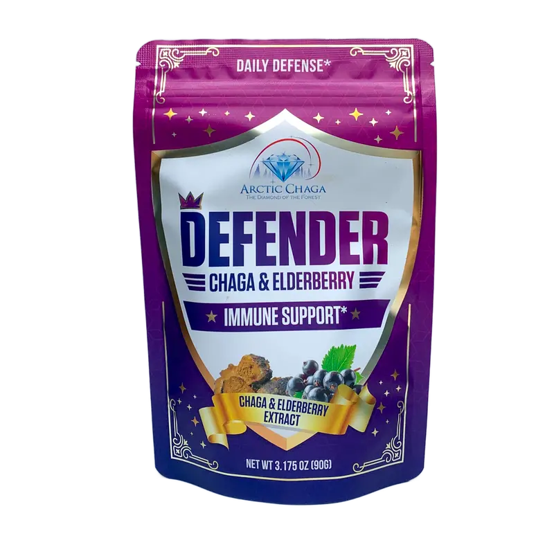 Defender Immune Support Blend – Chaga & Elderberry Powder, 3.175 Oz 1
