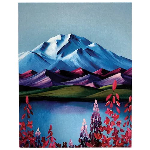 Denali National Park Fireweed Notecard 1