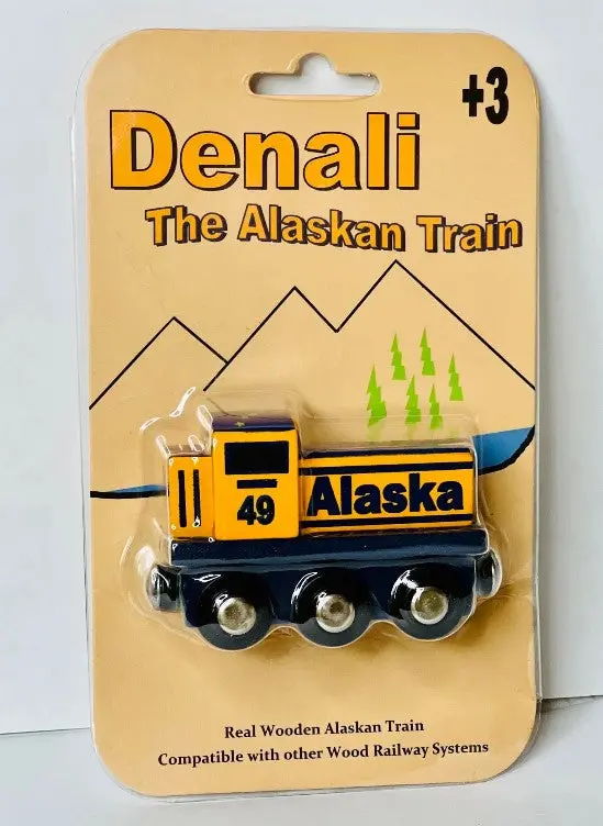 Denali-Themed Wooden Train Car Toy 1