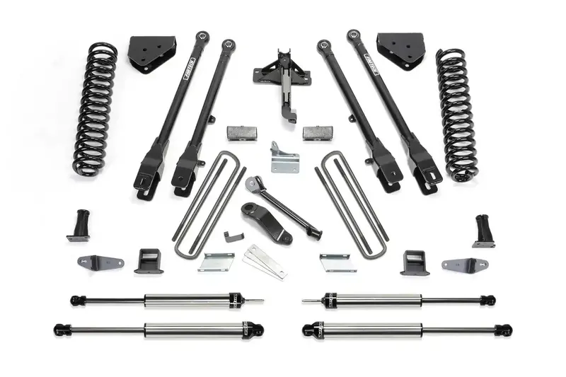 Fabtech 4-Link Suspension System K20371Dl W/ Coils & Dual-Mode Shocks For 2008–2010 F-350 4Wd 1