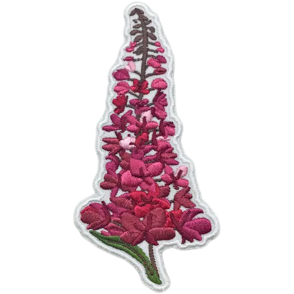 Fireweed Floral Iron-On Patch 1