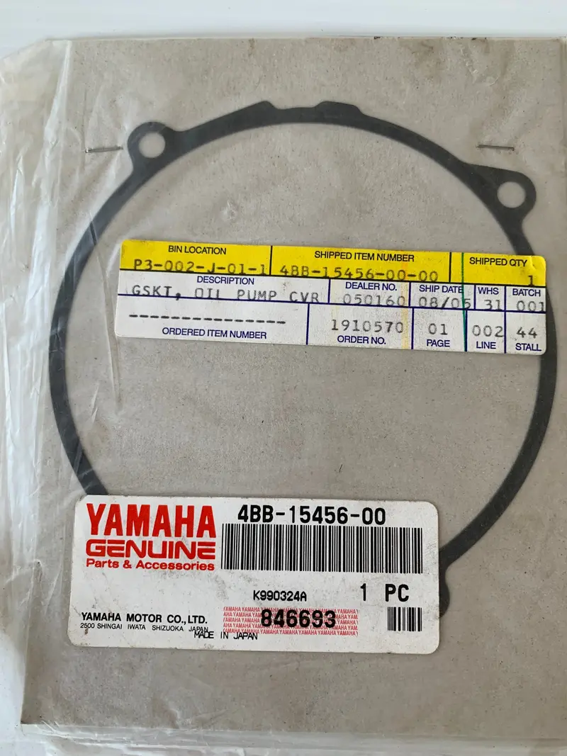 Fj/Xj Yamaha Oil Pump Cover Gasket 1