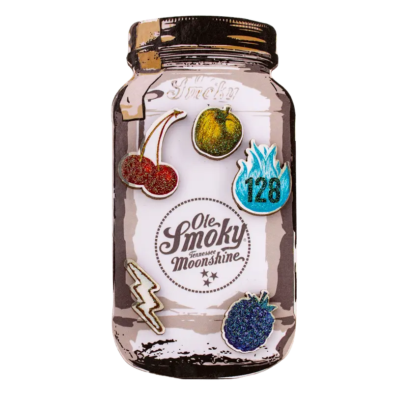Flavor-Icon Embossed Mason Jar Magnet 1