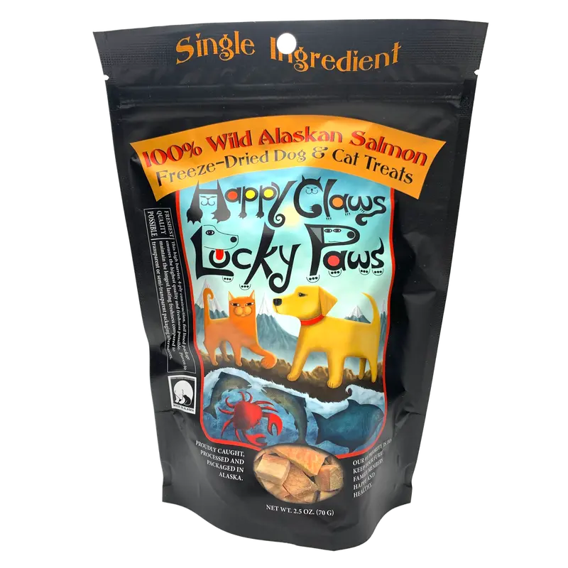 Freeze-Dried Wild Salmon Treats For Cats & Dogs (2.5 Oz) 1