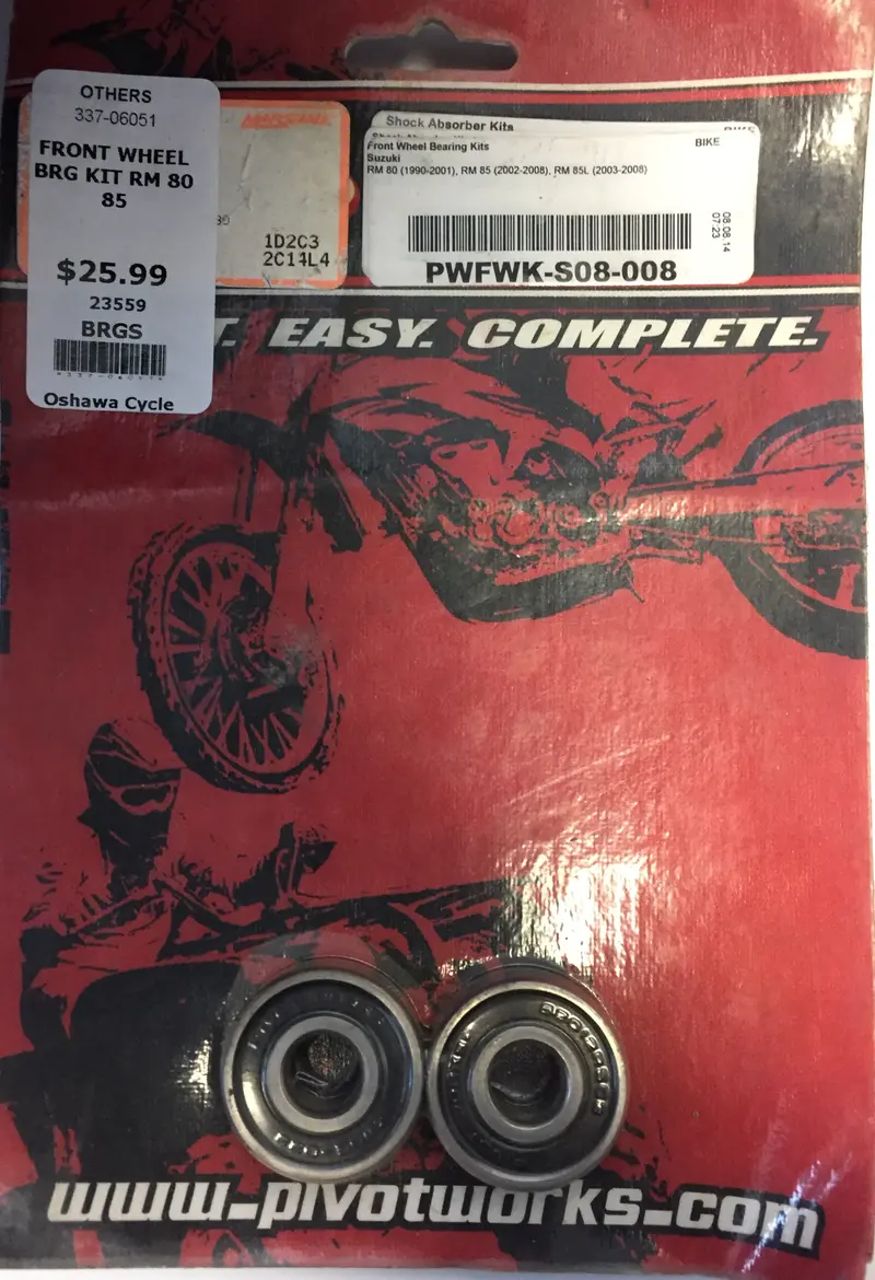 Front Wheel Bearing Kit For Suzuki Rm80 And Rm85 1