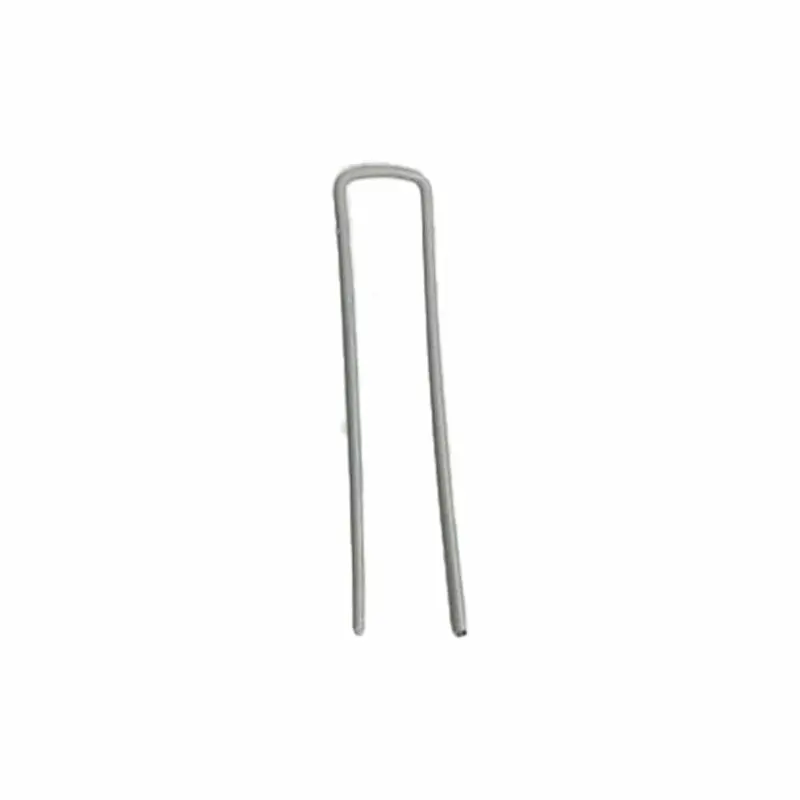 Galvanized Ground Staples For Securing Landscape Fabric, Weed Barrier, And Mulch Mats 1