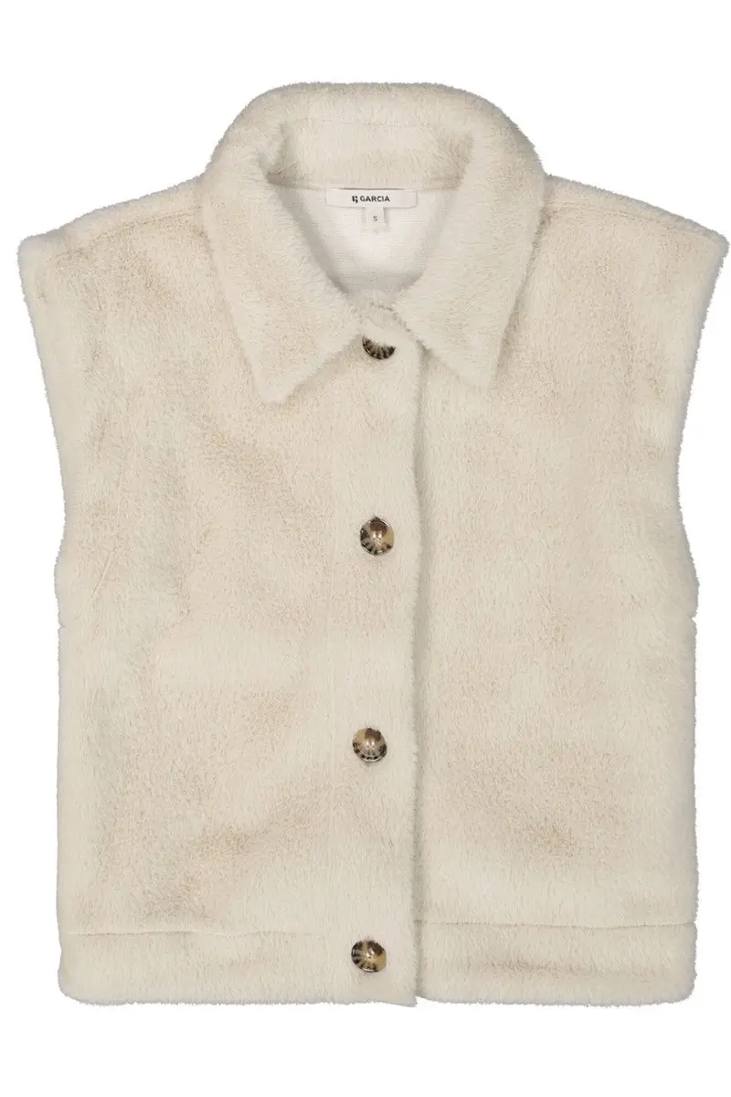 Garcia Ecru Sleeveless Knit Vest – Style 4259.03.0004 1